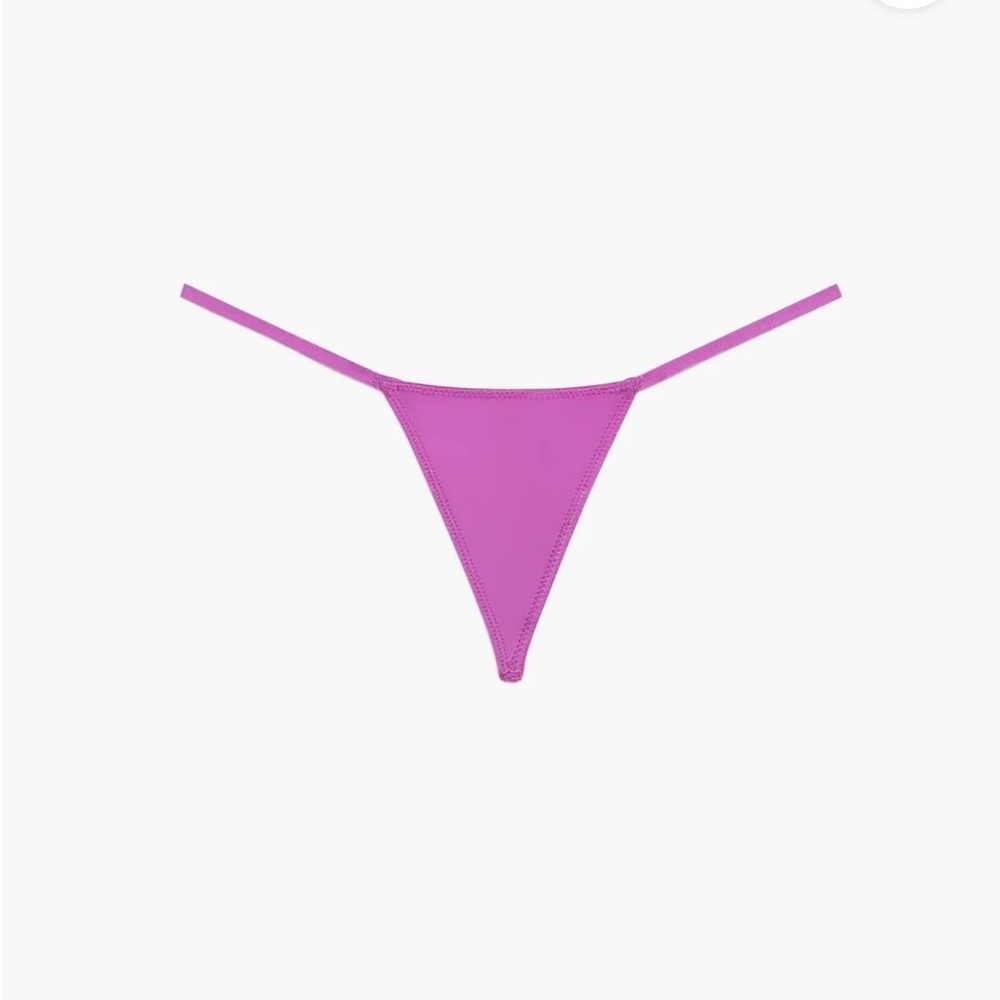 Savage X Fenty I Dare Hue Red Pink Mesh Sleep Shirt with True Blue Bralette Set - Picture 10 of 17